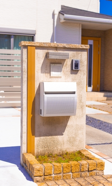 門柱（機能門柱・表札・ポスト）イメージ｜入間市の外構工事 住心